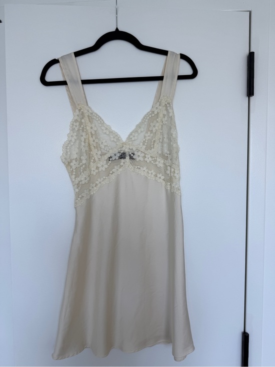 Lioness Other - Lioness Cream Lace-Detail Slip Chemise